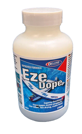 Bottle of Eze Dope with a white cap on a white background