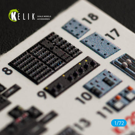 1/72 Kelik OV-10A Bronco interior 3D decals for ICM kit K72042