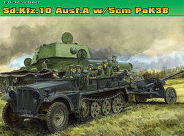 1/35 Dragon Model Sd.Kfz. 10 Ausf. A w/5cm PaK 38 6732