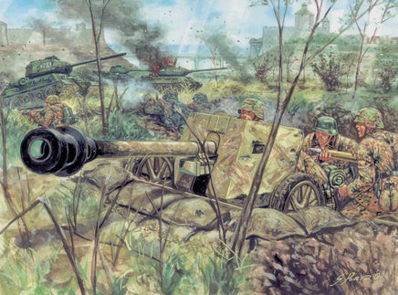 1/72 Italeri Pak 40 Antitank Gun 6096