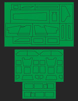 Green Strawberry Snowspeeder Paint Mask AM014