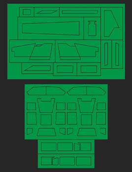 Green Strawberry Snowspeeder Paint Mask AM014