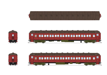 HO Broadway Ltd PRR Heavyweight 5-Car Passenger Set 1930's Era "Pennsylvania" 8964 - MPM Hobbies