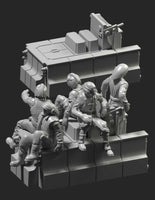 Green Strawberry Combo Pack Hangar Transporter with Crew FP07