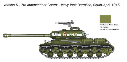 1/56 Italeri JS2 Stalin 25764