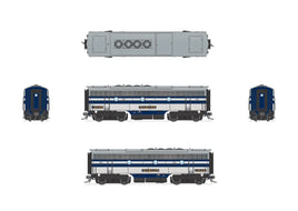 HO Broadway Ltd EMD F7 A/B Set Wabash #1104/1104B 6681