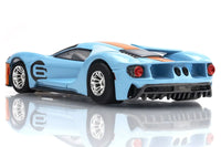 AFX Mega G+ Ford GT Heritage #6 Gulf HO Slot Car 22052