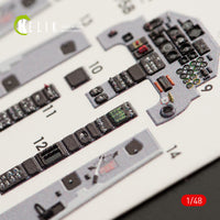 1/48 Kelik F-5B Freedom Fighter Interior 3D Decals for Kinetic Kit K48041