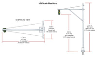 HO Woodland Mast Arm Traffic Lights 5653