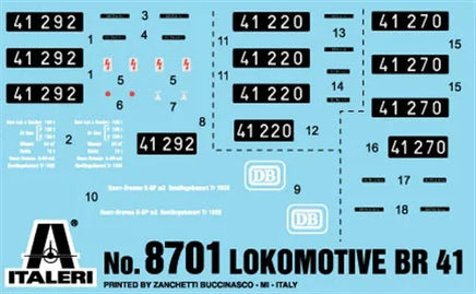 1/87 Italeri Lokomotive BR41 8701