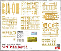 1/35 Ryefield Models German Medium Tank Sd.Kfz.171 Panther Ausf. F w/Workable Track 5045