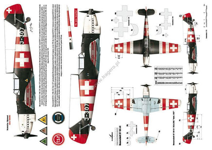 Kagero Publishing Messerschmitt 109 A-D Models 07012