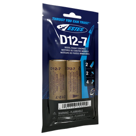 Estes Rockets D12-7 Engines 010040
