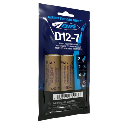Estes Rockets D12-7 Engines 010040