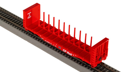 HO Bachmann 52' Center-Beam Flatcar - CP Rail #316879 - 12907