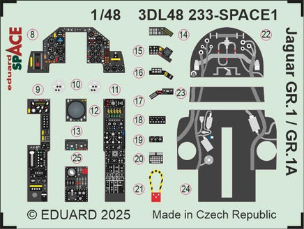 1/48 Eduard Jaguar GR.1 / GR.1A SPACE 3DL48233