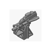 1/700 Black Cat Models 5in practice loader gun (x6) AC700019