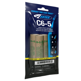 Estes Rocket C6-5 Engine Flight Pack 10056
