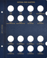 Whitman Classic Coin Album - National Park Quarters: 2019-2021 (P, D, & W Mints) 4957