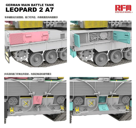 1/35 Ryefield Models German Main Battle Tank Leopard 2 A7 5108
