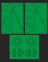 Green Strawberry Tie Striker Paint Mask AM012