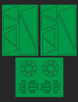 Green Strawberry Tie Striker Paint Mask AM012