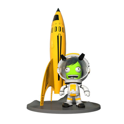 Estes Kerbal Val & Moondog Desktop Display 000500