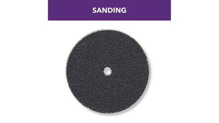 Dremel 3/4" Sanding Discs - 220 Grit 412