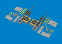 1/48 Eduard A6M5 Type 52 gun bays PRINT Brassin for EDUARD kit 6481095