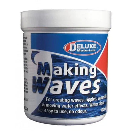 Container of 'Making Waves' product by Deluxe Materials on a white background