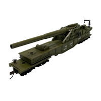 HO Rock Island US Army Big Gun with Crank (Raise/Lower) 32163