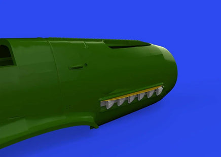 1/72 Eduard Bf 109F/G exhaust stacks PRINT for EDUARD 672325