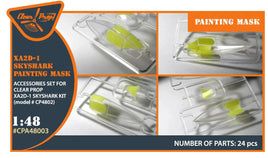 1/48 Clear Prop XA2D-1 Skyshark Paint Mask A48003