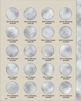 Whitman H.E. Harris Coin Folder - National Park Quarters Collection #1: 2010-2015 2880