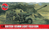 1/76 Airfix British 105mm Light Field Gun Plastic Model Kit A02332F