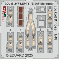 1/48 Eduard B-26F Marauder cockpit & nose SPACE 3L48247