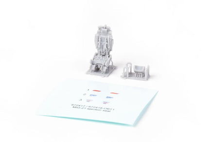 1/72 Eduard MiG-21 seat w/ integral belts 3D 672418