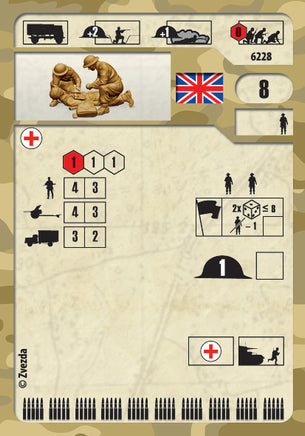 1/72 Zvezda British Medic Team 1939-1942 6228