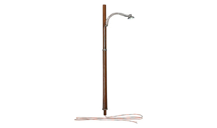 N Woodland Wooden Pole Street Lights 5638 - MPM Hobbies