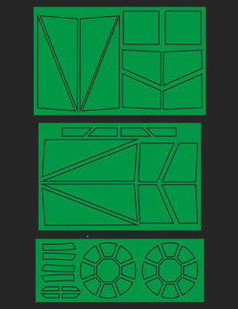 Green Strawberry Tie Interceptor Paint Mask AM009