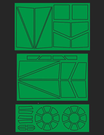 Green Strawberry Tie Interceptor Paint Mask AM009