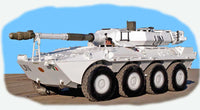 1/72 ACE Model B1 Centauro AFV (Early Series) 72437