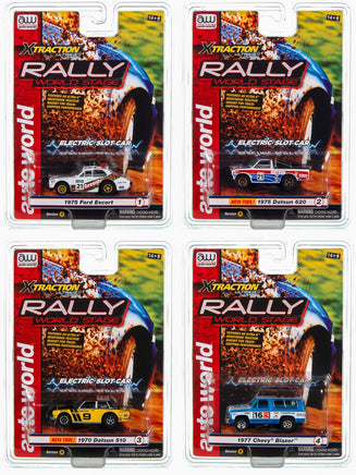 HO Auto World Xtraction Rally Slot Cars (All 8) SC393