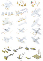 1/350 Pontos Model USS CV-6 Enterprise 1942 Detail Up Set (Blue Deck) 37031FB