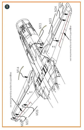1/72 Clear Prop MiG-23ML, MLD, P, MLAE Exterior painting mask on yellow kabuki paper for CP kits 72099