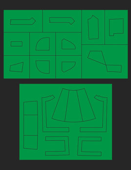 Green Strawberry A-Wing Starfighter Paint Mask AM007