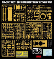 1/35 Ryefield M551 Light Tank Sheridan Vietnam War 5142
