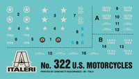 1/35 Italeri U.S. Motorcycles 322 - MPM Hobbies