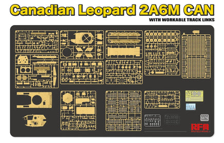 1/35 Ryefield Models Canadian Leopard 2A6M CAN w/Workable Track Links 5076