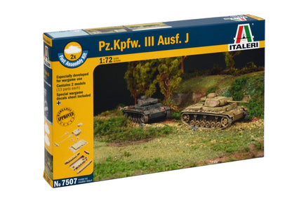 1/72 Italeri Pz. Kpfw. III - Fast Assembly 7507